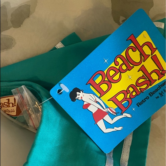 Beach bash teal Romper XXL Bettie Page - Picture 3 of 6